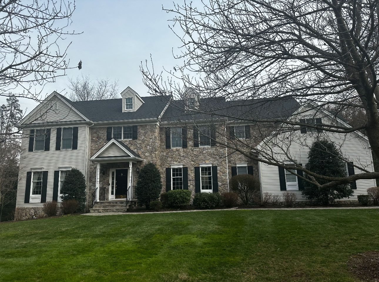 Completed roofing project in New Jersey